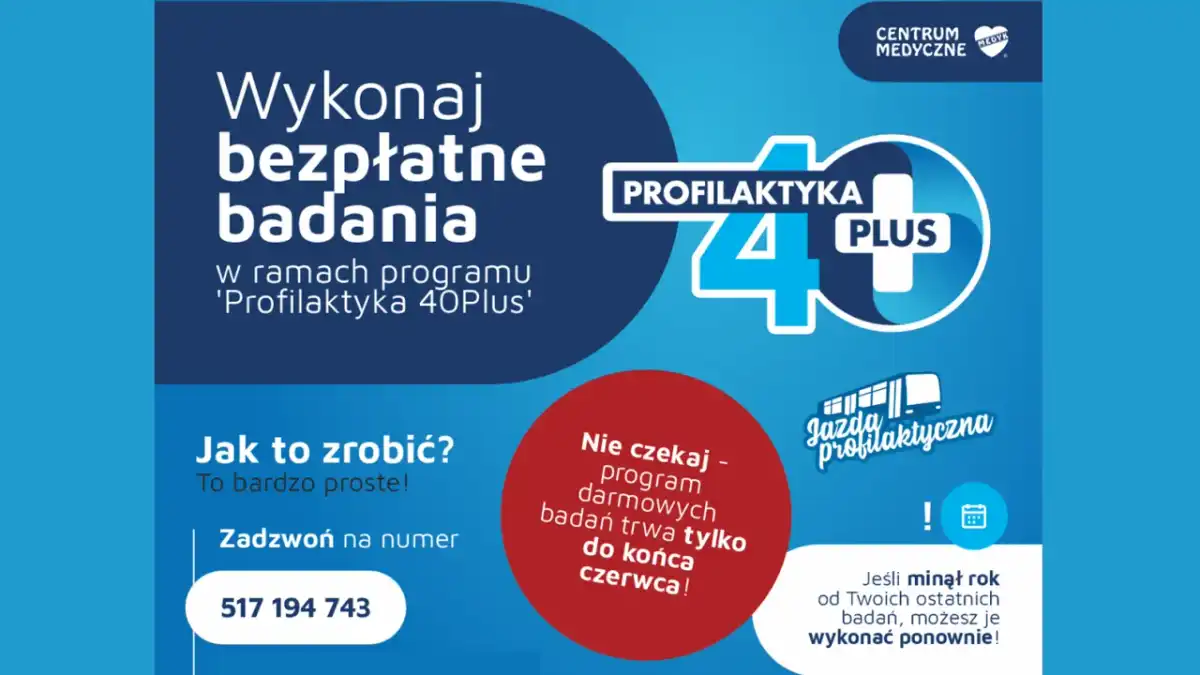 Profilaktyka 40 plus. Jakie badania obejmuje bilans?